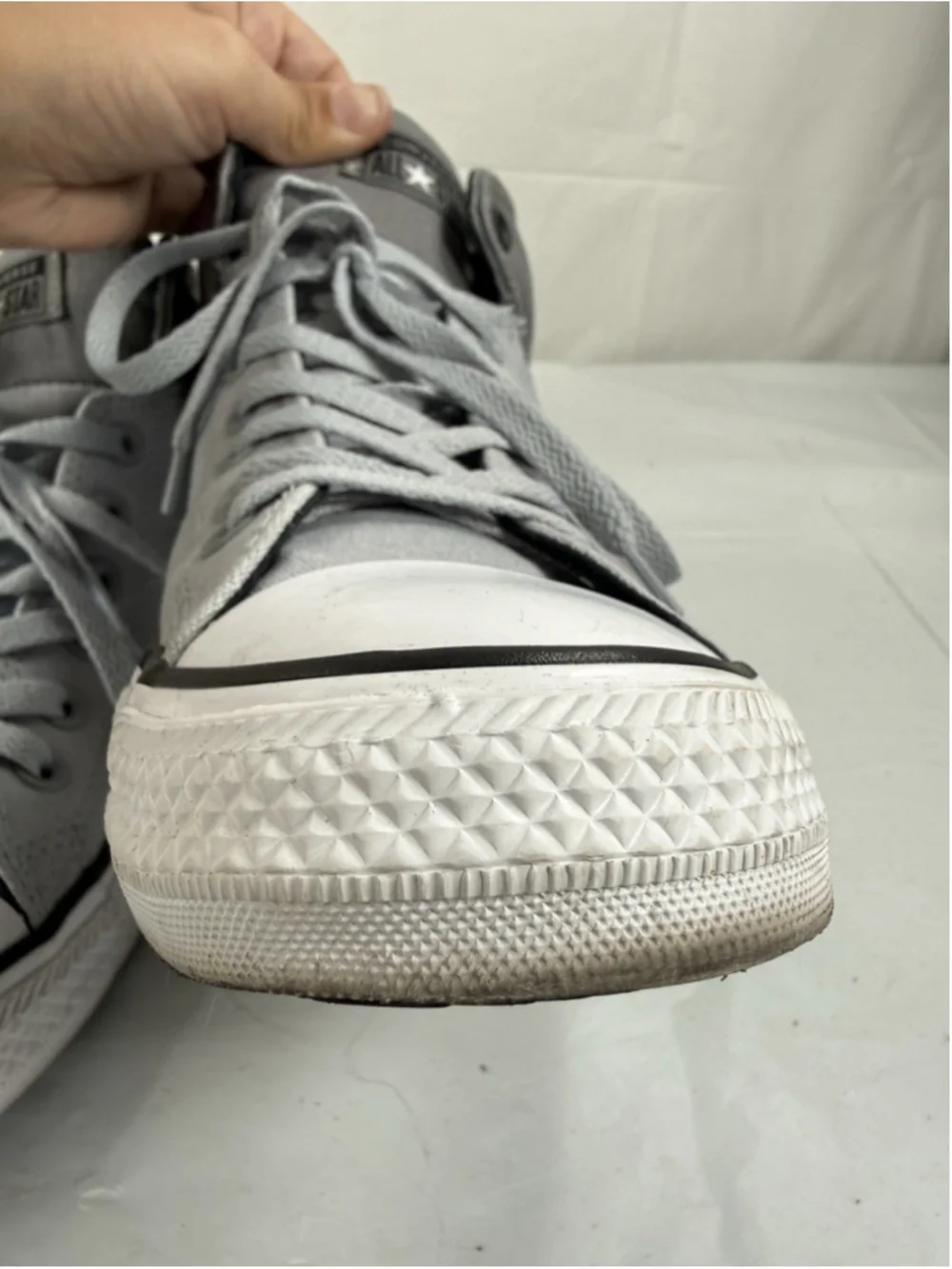 Converse Chuck Taylor All-Star Canvas Gray Wolf High Top Unisex Mens 10 Women 12